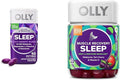 OLLY Sleep Aid Bundle with Melatonin Magnesium and Muscle Recovery - 60 Count Softgels and 40 Count Gummies