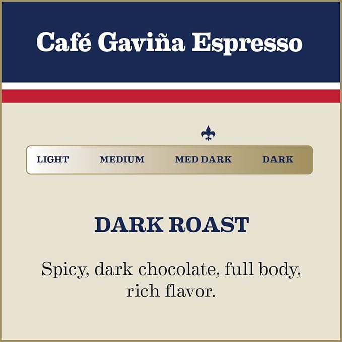 Café Gaviña Espresso Roast Extra Fine Ground Coffee100% Arabica Dark Roast10 oz Cans(Pack of 6)