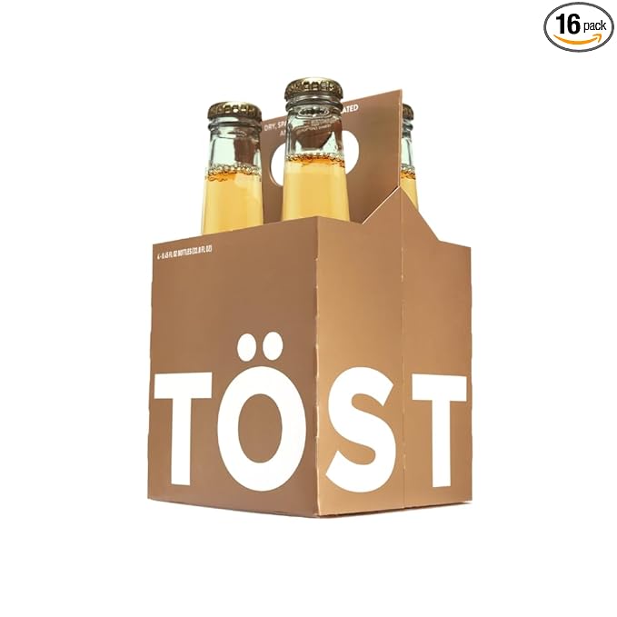 TÖST All-Natural Non-Alcoholic Sparkling Beverage 250 ML - 16 Pack