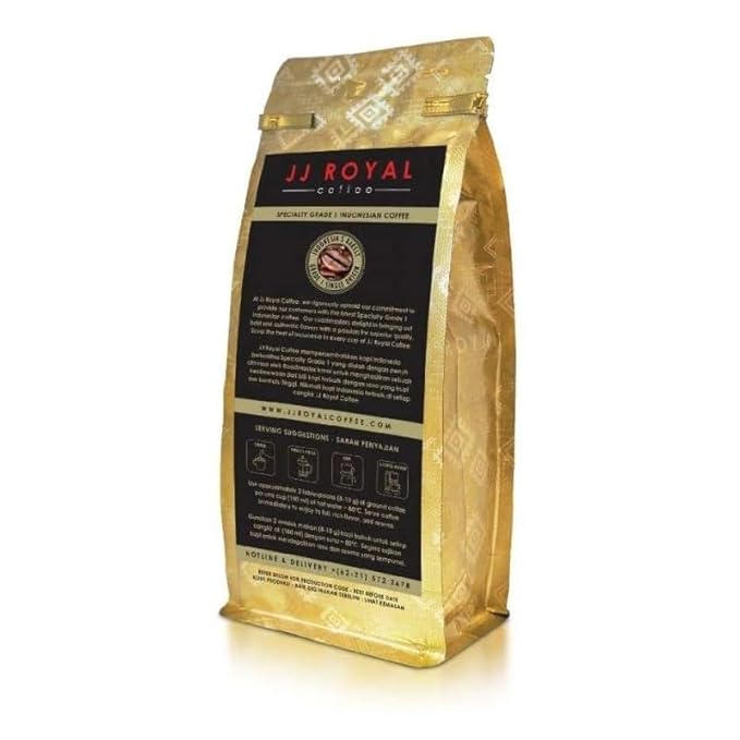 JJ Royal Coffee Toraja Blend 200g Ground Coffee (Pack of 1)