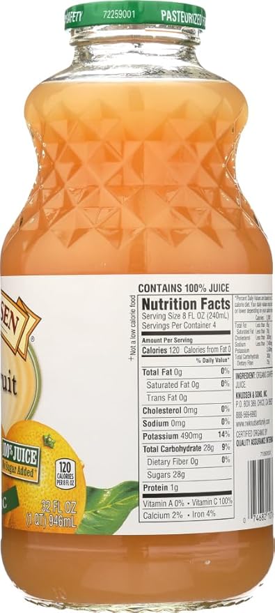 Juice Grapefruit Org 32 FO -Pack Of 6