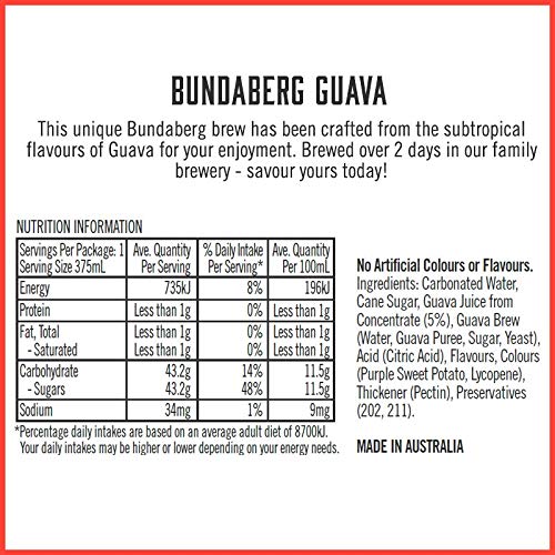 Bundaberg Guava 12 x 375 ml