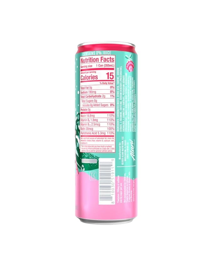 Alani Winter Wonderland Sugar Free Low Calorie Energy Drinks - 12 fl oz Can - 12 Pack