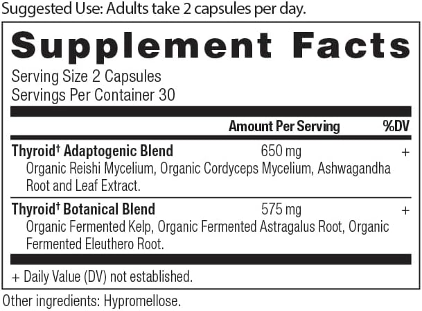 Ancient Nutrition Thyroid Support Supplement with Ashwaghanda Thyroid Capsules Promotes Restful Sleep and Reduced Stress Gluten Free Paleo and Keto Friendly 60ct