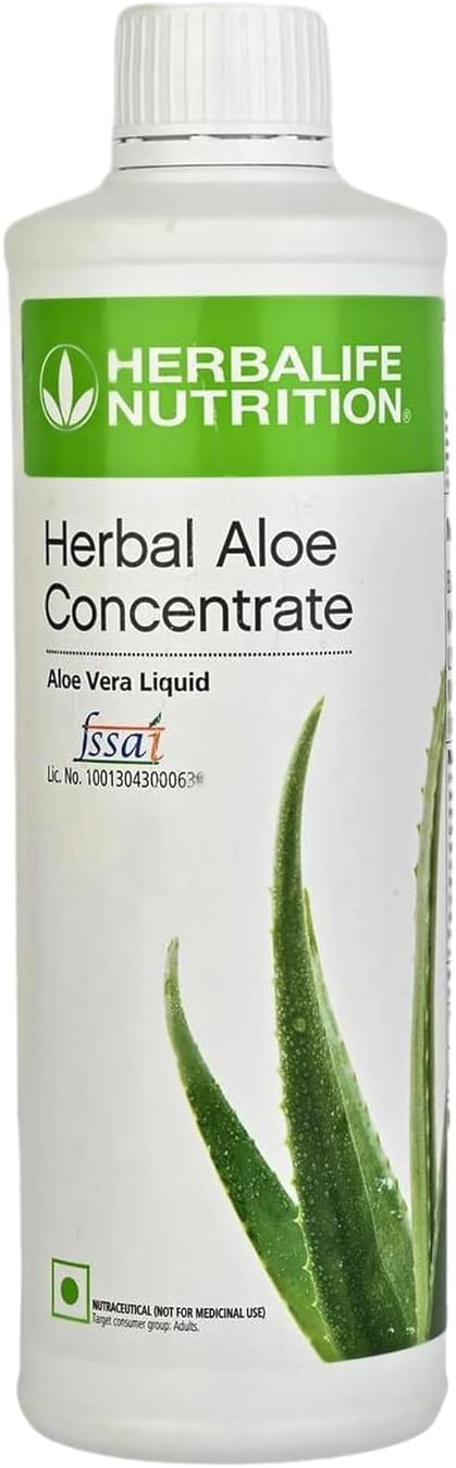 Herbalife HERBALIFE Herbal Aloe Concentrate Pint: Cranberry Flavor 16 FL Oz (473 ml) for Digestive Health with Premium-Quality Aloe Gluten-Free 0 Calories 0 Sugar Naturally Flavored