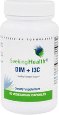 Seeking Health DIM &amp I3C - Support Healthy Liver Metabolism of Estrogen - Formula with DIM &amp I3C to Support Healthy Cellular Response - 400 mg 60 Capsules
