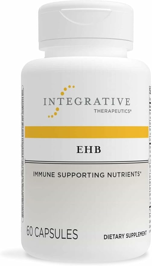 Integrative Therapeutics EHB - Immune Support Supplement with Vitamins A C &amp B6* - Mineral Support with Zinc - Dairy-Free &amp Gluten-Free - 60 Capsules (20 Servings)