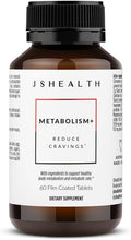 JSHealth Vitamins Metabolism+ Formula Healthy Natural Energy Support Metabolism Maintenance Supplement (60 Capsules)
