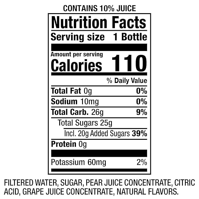 Elements Rain Agave Cactus Flavoured Juice Drink 16 fl oz recycled plastic bottle Pack of 17