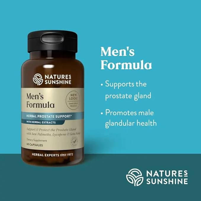 Nature's Sunshine Men's Formula with Lycopene (60 Capsules) Supports Male Glandular Health