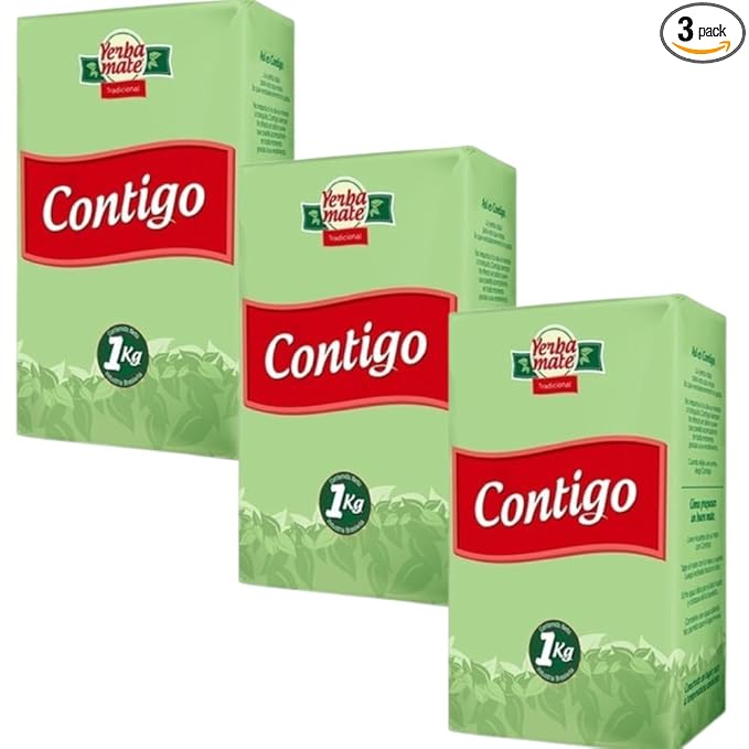 3-Pack Yerba Mate Traditional From Uruguay Mate Tea 1 kg / 2.2 lbs each bag