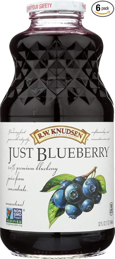 Knudsen Just Juice Blueberry 32.0 FO (Pack of 6)