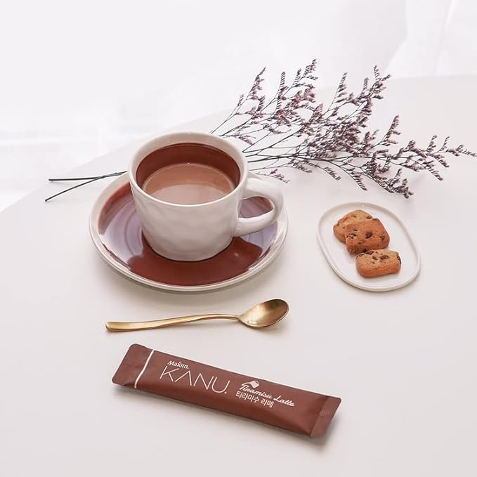 Dongsuh Maxim Kanu Tiramisu Latte Coffee 24 Sticks (Pack of 2 Total 48 Sticks)