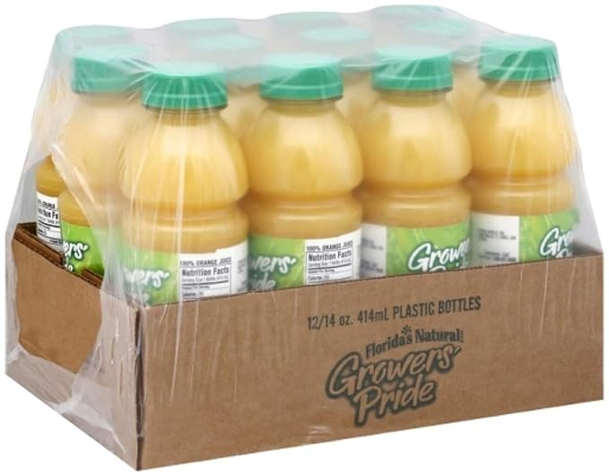 Floridas Natural Growers Pride Orange Juice 14 Fluid Ounce -- 12 per case.