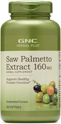 GNC Herbal Saw Palmetto Extract 160mg Supplement 200 Servings