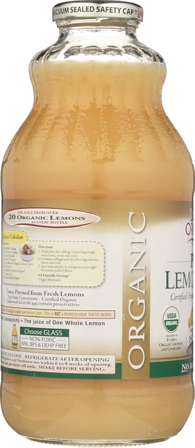 Lakewood Pure Lemon Juice 48x 32OZ