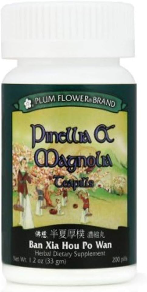 Pinellia &amp Magnolia Teapills (Ban Xia Hou Po Wan) 200 ct Plum Flower