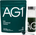 AG1 Greens Powder Supplement | Improve Gut Health | Multivitamin Probiotic Gluten Free Vegan and Keto Friendly | Shaker &amp Scoop Included | 75 Vitamins (Athletic Greens) Classic Formula