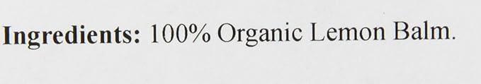 The Tao of Tea Lemon Balm 100% Organic Herbal Tea 1-Pounds