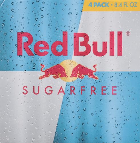 Red Bull Sugar Free Energy Drink with 80mg Caffeine plus Taurine &amp B Vitamins 8.4 Fl Oz Pack of 12 Cans