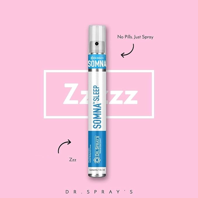 Dr. Spray's Somna Melatonin Spray - Spearmint Flavor Non-GMO 30-Day Supply