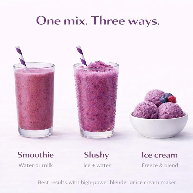 Berry Blast Smoothie Mix – Freeze Dried Fruit Smoothie Powder for Smoothies &amp Shakes Just Add Water or Milk 10 Servings