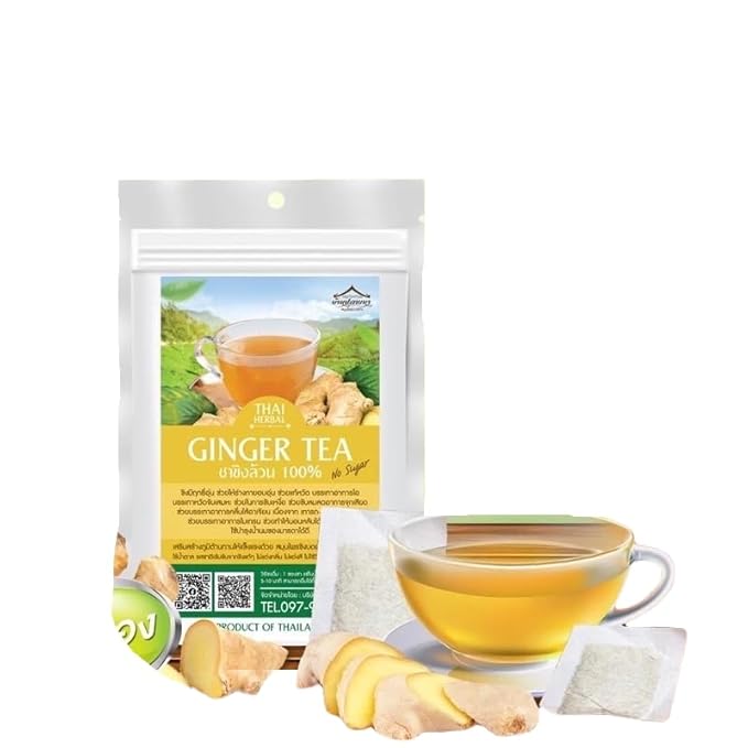 Herbal Tea – 30 Sachets – Naturally Refreshing &amp Aromatic (ginger tea)