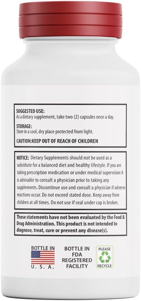 (1 Pack) Bio Glyco Capsules Official BioGlyco Blood Health Support Supplement Pills Advanced Formula with All Natural Ingredients for Healthy Circulation &amp Wellness Support (60 Capsules)