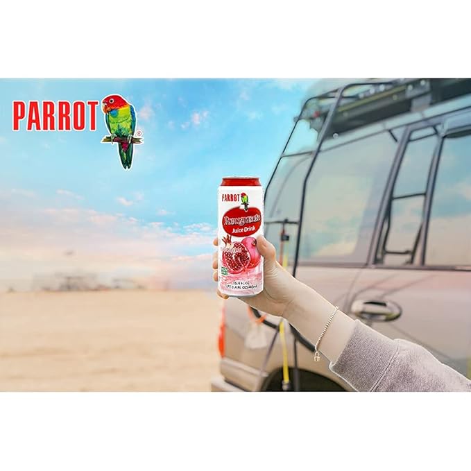 Parrot Brand Pomegranate Juice Drink 16.4 fl. oz.(Pack of 12)