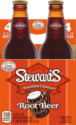 Stewart Sodas Real Sugar Root Beer 12 oz