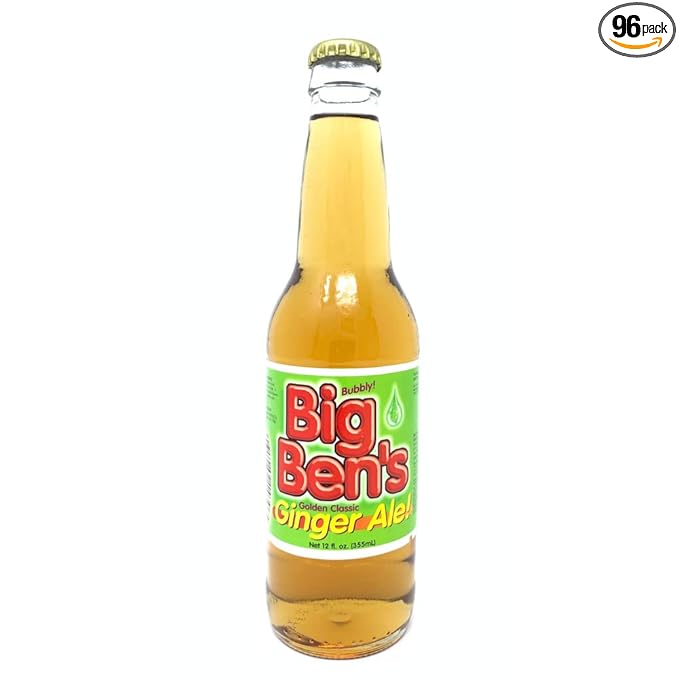 Big Ben's Ginger Ale - 12 OZ (96 Glass Bottles)