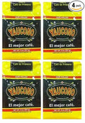 Yaucono Puerto Rican Ground Coffee 8oz (4pack) -Includes 2 packets of Dulce Caña Stevia 0 Calorie Sweetener