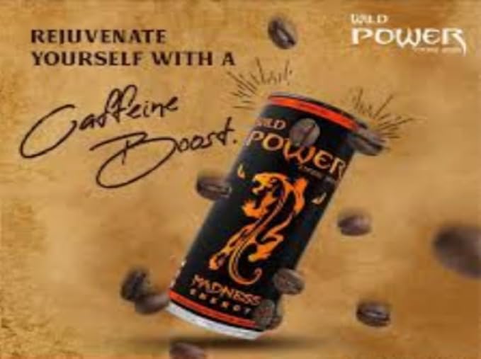 Wild Power Special Edition Energy Drink 8.4 fl oz (250 mL) Slim Cans 24 Pack