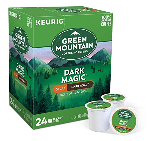 Green Mountain Dark Magic DECAF Extra Bold for Keurig Brewers 24 K-Cups (4 Pack)