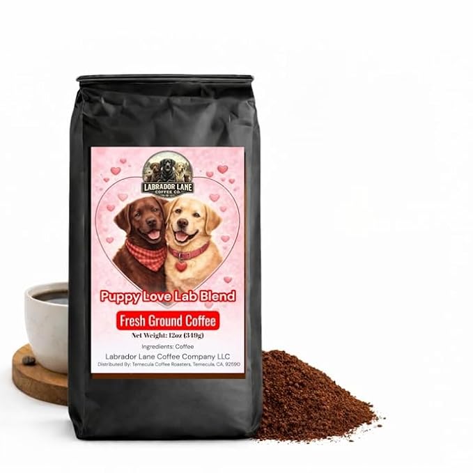 Puppy Love Lab Blend - Small Batch Premium Flavored Coffee - 12oz