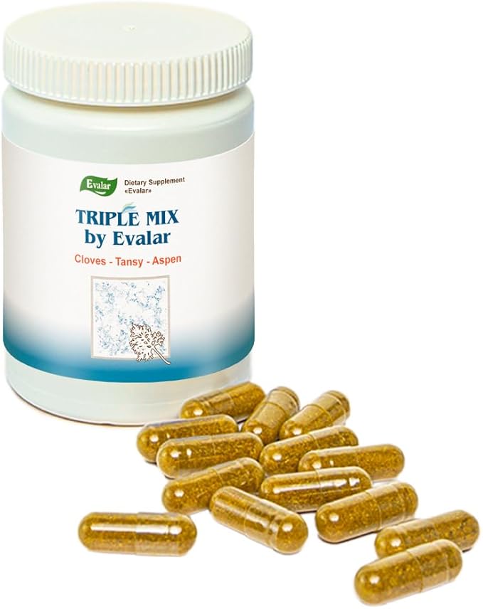Evalar Cloves Tansy Aspen Herbal Mix Siberian Troychatka 40 Caps Altai Siberia