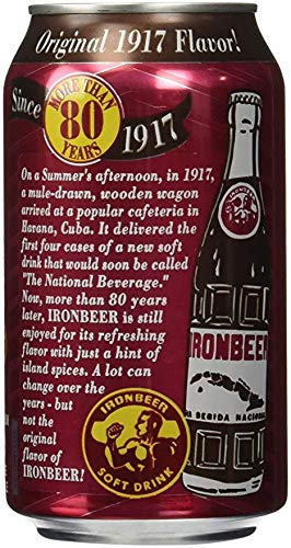Ironbeer Soft Drink Original Flavor Since 1917 12Oz (15-Pack)