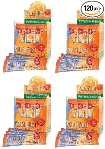 4 Boxes Projoba Pollen Burst Youngevity Energy Drink 30 Servings Per Box (Ships Worldwide)