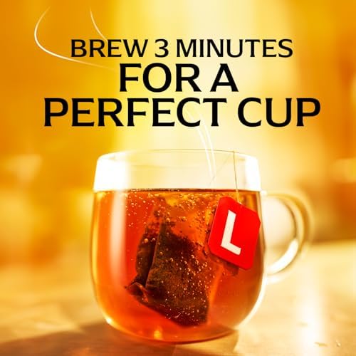 Lipton English Breakfast Tea Bags Flavored Teabags 120 Total Bags (20ct - Pack of 6)