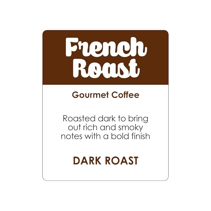 Donut Café – Gourmet Single Serve Coffee Pods for Keurig K-Cup Brewers Dark Roast 100% Arabica Non-GMO &amp Gluten Free French Roast Blend 36 Count