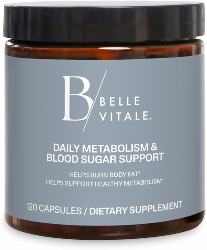 BODi Belle Vitale Daily Metabolism Support – Helps Support Healthy Weight &amp Fat Metabolism with Sinetrol Chromax &amp Reducose 120 Capsules