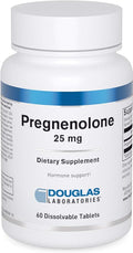 Douglas Laboratories Pregnenolone (25 mg) - For Pancreas Cortisol &amp Liver Support* - Pregnenolone Supplement - Non-GMO - 60 Tablets