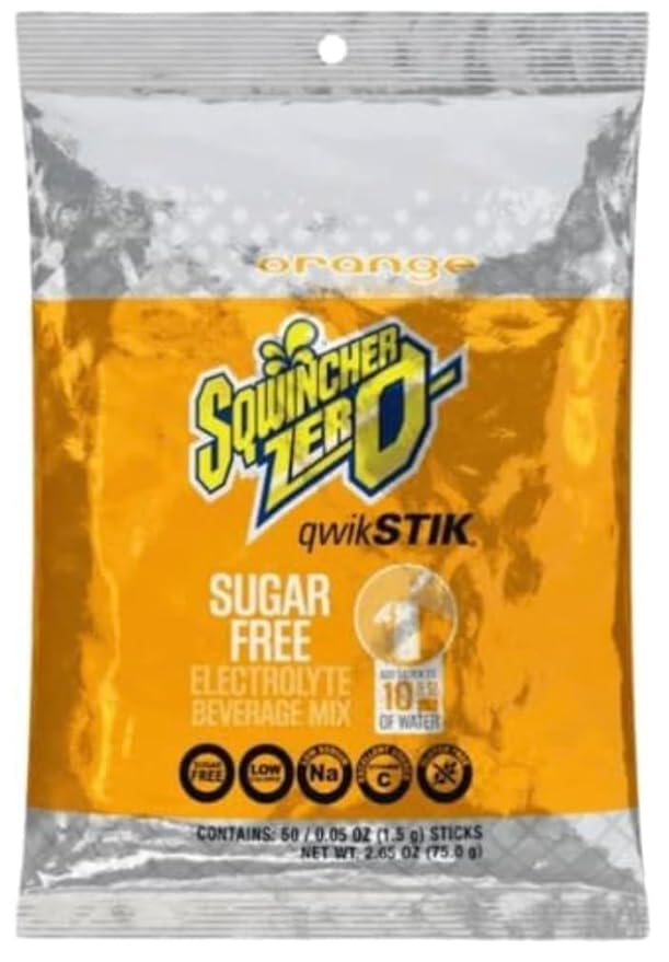 Sqwiincher Zero Qwik Stik Electrolyte Powder Hydration Drink Mix Multi Flavors - 0.05 0z Packet - (500 Pack Assorted Flavors)