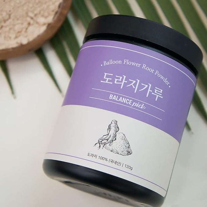 BALANCE PICK Balloon Flower Root Powder 4.23oz / 120g Made in Korea 도라지가루