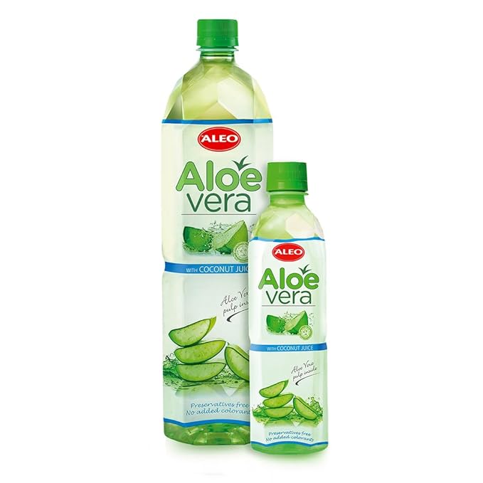 ALEO 1.5L Premium Coconut Aloe Vera Drink - Natural No Preservatives No Artificial Colors Superior Taste Award 2025