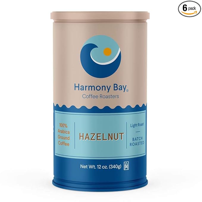 Harmony Bay Hazelnut Creme Ground Coffee (Case of 6)
