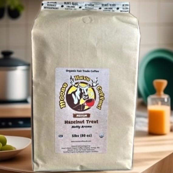 MOOSE HAVE COFFEE! ORGANIC WHOLE BEAN COFFEE – HAZELNUT TREAT COFFEE-HT2
