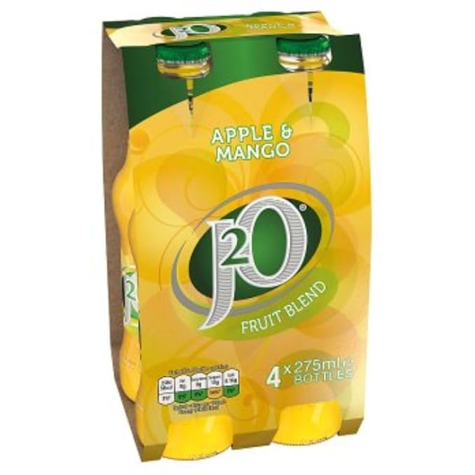 J2O Apple &amp Mango Juice 4 X 275ML