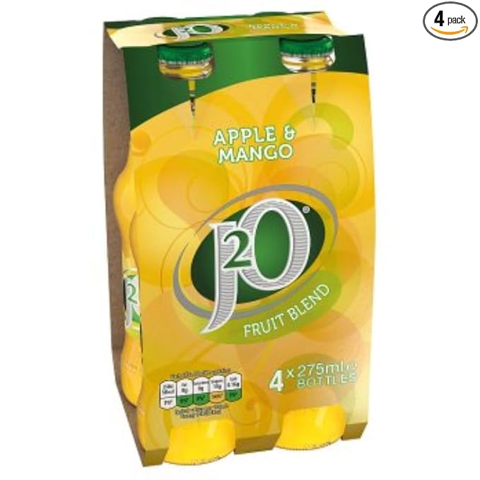 J2O Apple &amp Mango - 4 x 275ml (37.2fl oz)
