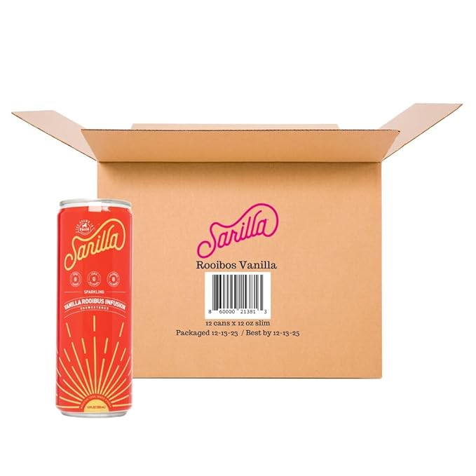 Sarilla Nonalcoholic South African Herbal Spritzer with Antioxidants Unsweetened 12-Pack